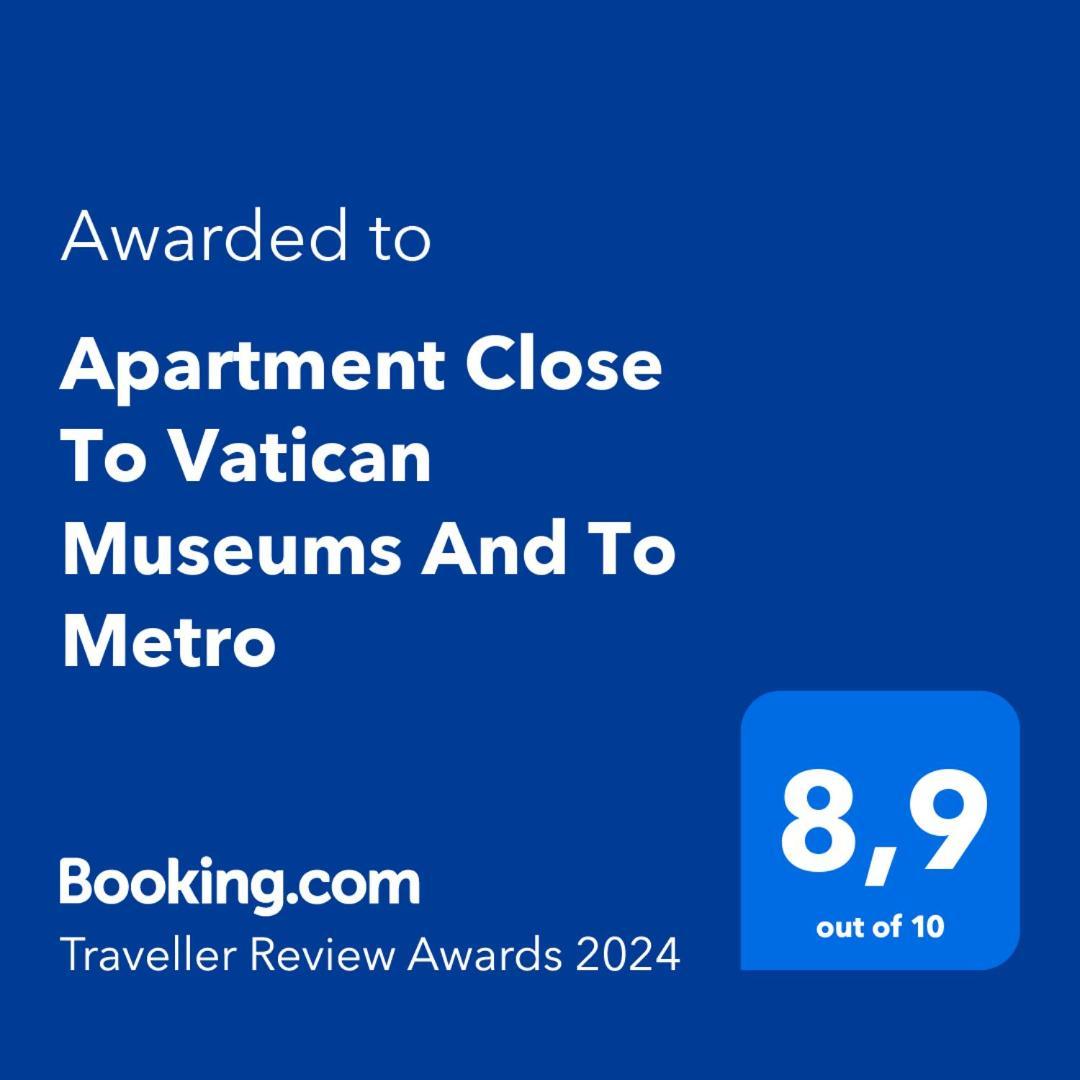 Apartment Close To Vatican Museums And To Metro Róma Kültér fotó